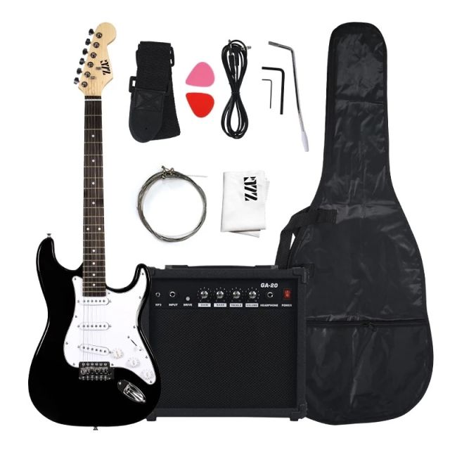 กีตาร์ไฟฟ้า ZLG ST ใส่ Pickup Ainico | สำหรับมือใหม่ เซตสมบูรณ์