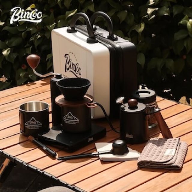 Bincoo Coffee Carrying Case Outdoor Hand-brewed Coffee Travel Set Camping Coffee